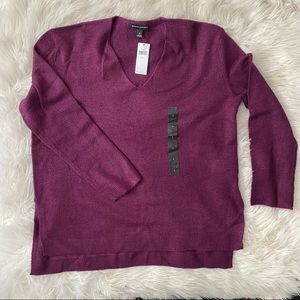 Banana Republic Factory oversized maroon sweater